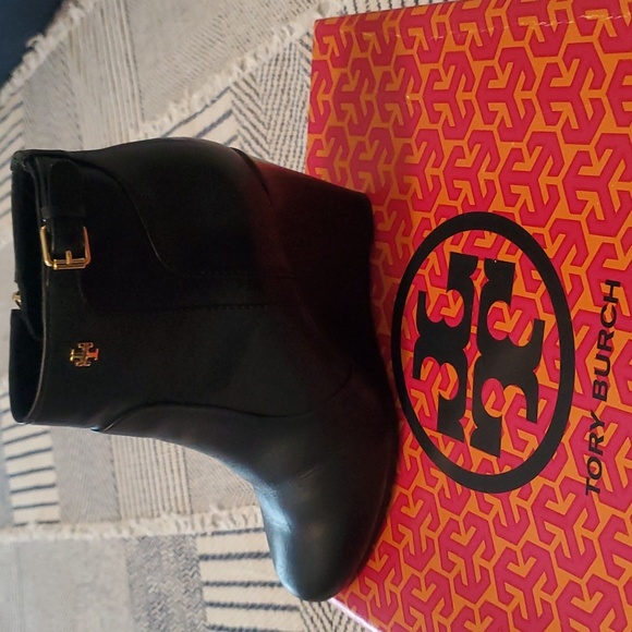 Tory Burch Wedge Booties - Picture 2 of 11